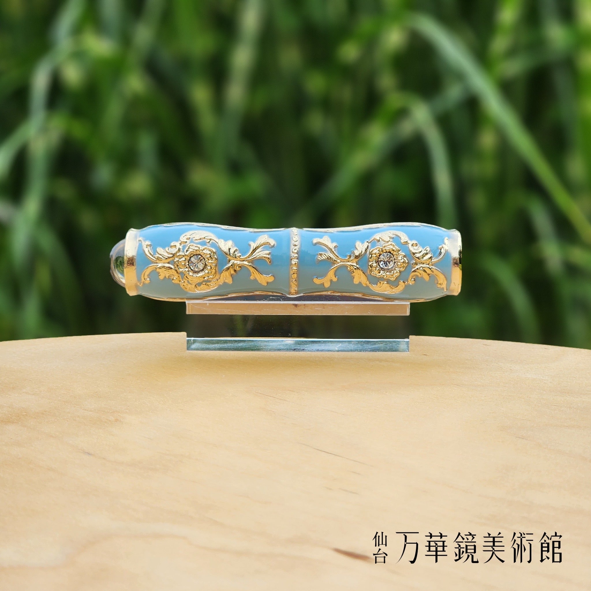 彫金風ミニテレイドスコープ　ブルー