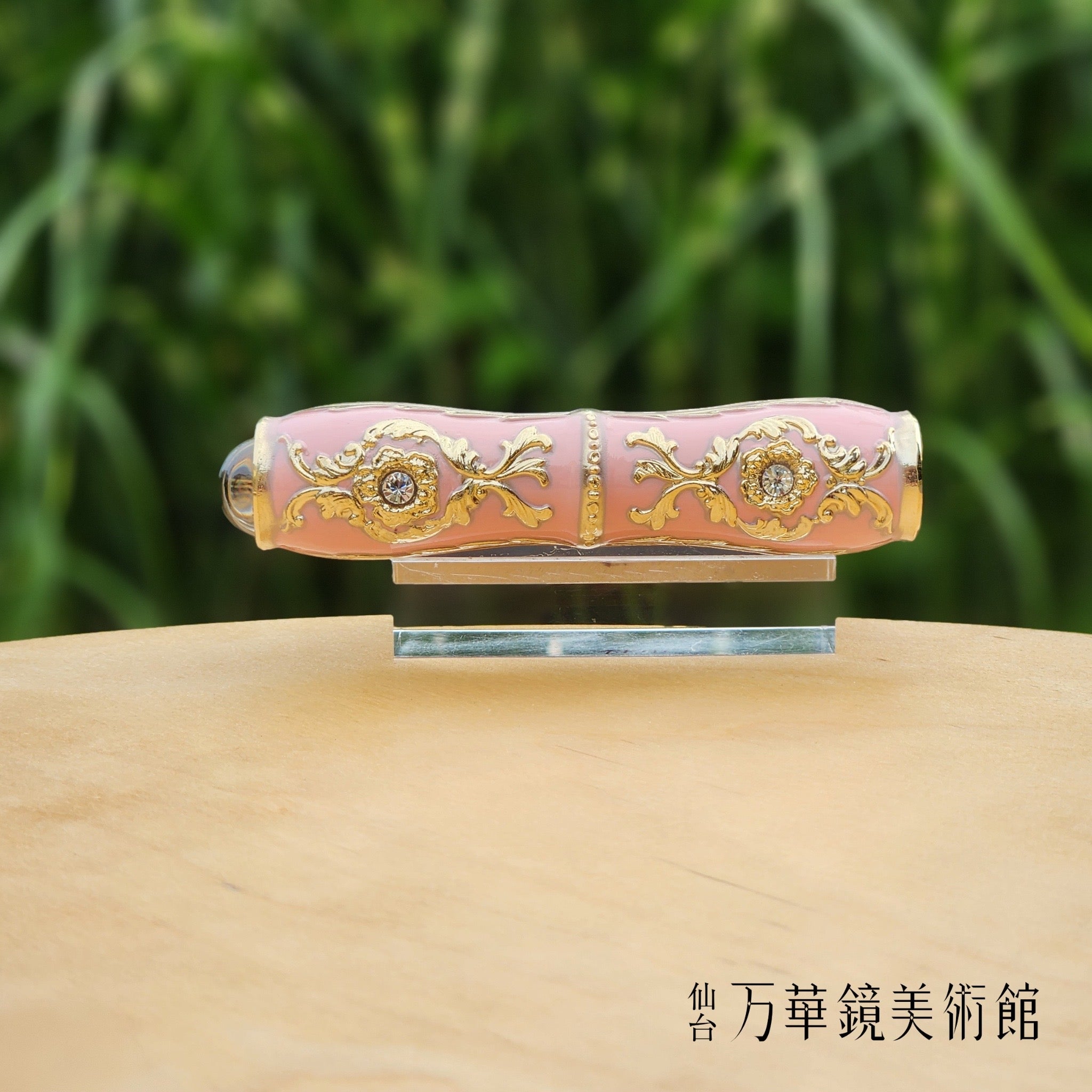 彫金風ミニテレイドスコープ　ピンク