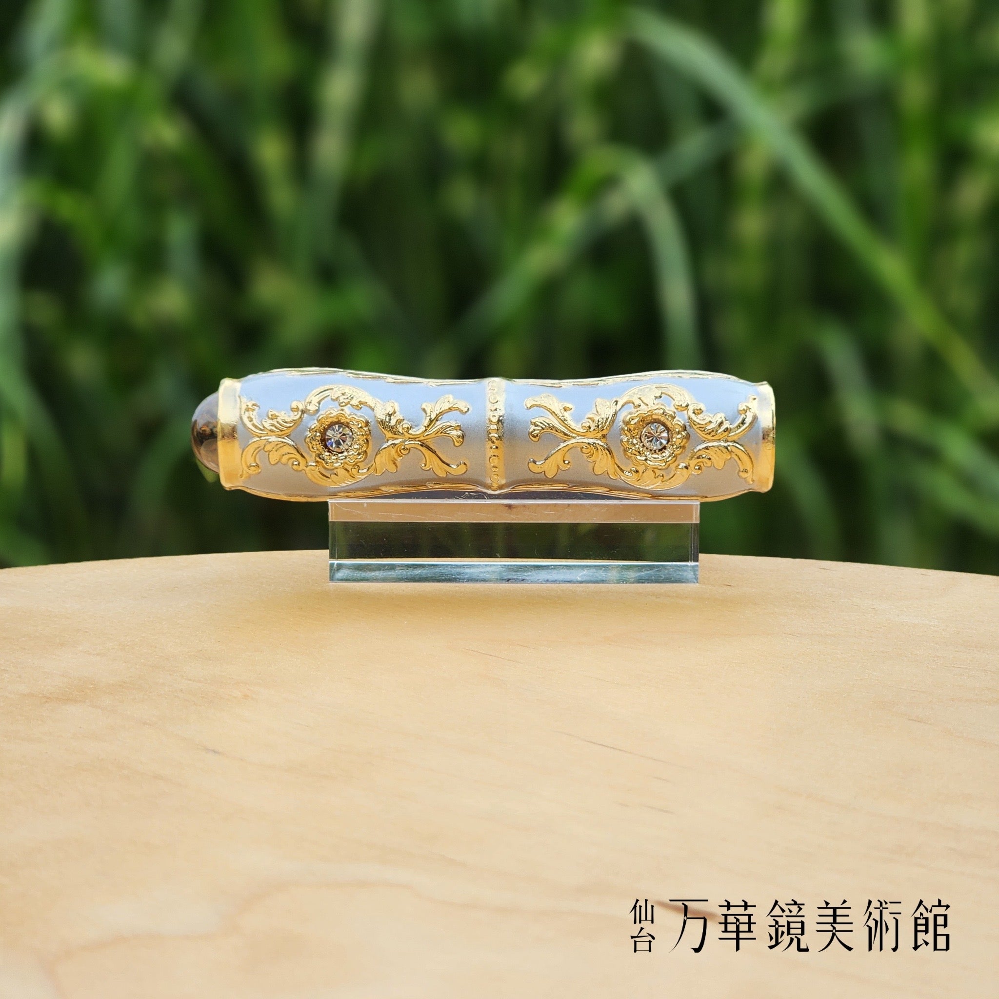 彫金風ミニテレイドスコープ　プラチナ