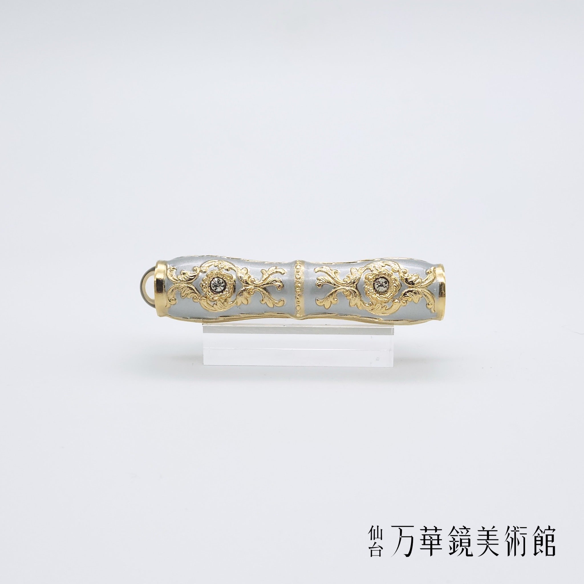 彫金風ミニテレイドスコープ　プラチナ